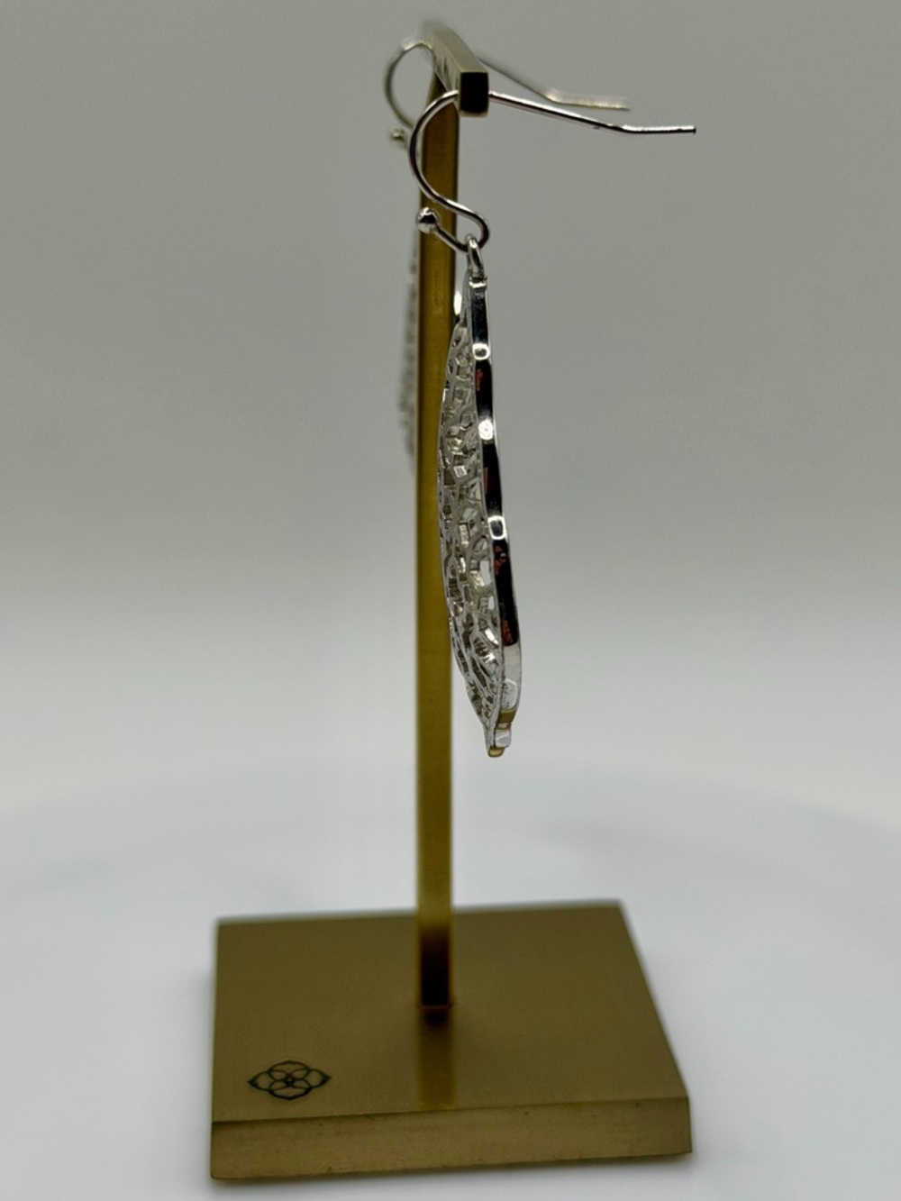 Kendra Scott Addie Drop Earrings in Silver Filigree - Picture 5 of 10